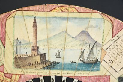 “Veduta del molo di Napoli”, vers 1776-1780
Éventail...