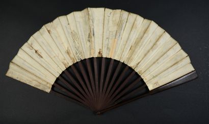 Vaudeville du «Mariage de Figaro», vers 1784
Éventail...