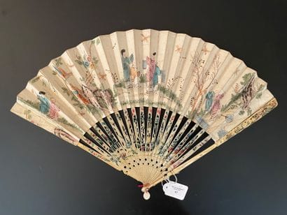 Voyage en Chine, vers 1760-1780
Éventail...
