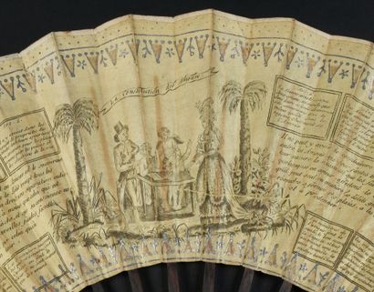 La constitution des amours, vers 1790
Éventail...