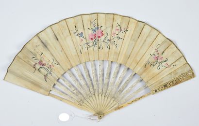 L'oiseau, vers 1770-1780
Éventail plié, la...