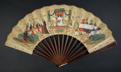 L'assemblée des notables, vers 1787
Éventail...