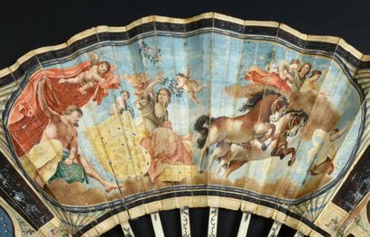 Le triomphe de l'Aurore, vers 1780
Éventail...