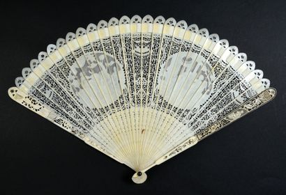 Les amours de Mars et Vénus, vers 1790
Éventail...