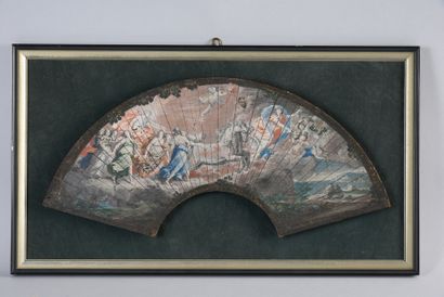 Le char de l'Aurore, vers 1690
Feuille d'éventail...