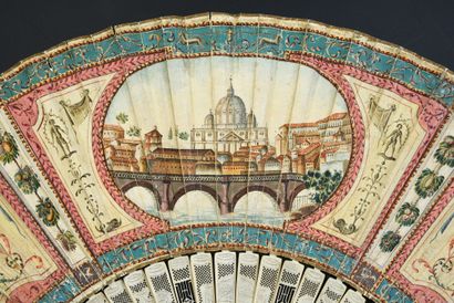 Le dôme de la basilique, vers 1770-1780
Éventail...