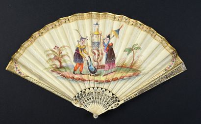 Inspiration chinoise, vers 1800-1820
Éventail...