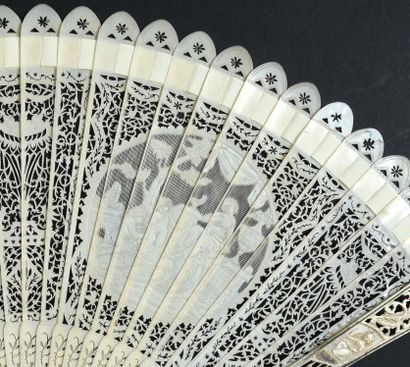 Les amours de Mars et Vénus, vers 1790
Éventail...