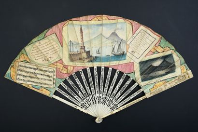 “Veduta del molo di Napoli”, vers 1776-1780
Éventail...