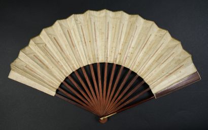 «Nec Pluribus Impar», vers 1785-1790
Éventail...