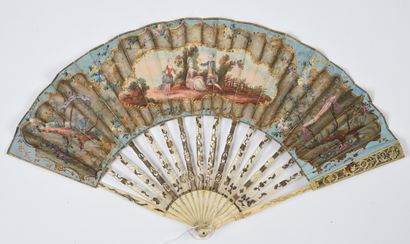 L'oiseau, vers 1770-1780
Éventail plié, la...