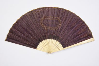 Souvenir, vers 1790-1800
Éventail plié, la...