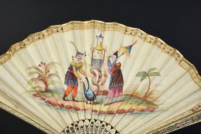 Inspiration chinoise, vers 1800-1820
Éventail...