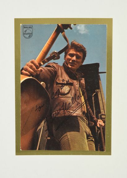 JOHNNY HALLYDAY : 1 ensemble de 4 cartes...