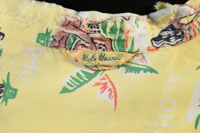 JOHNNY HALLYDAY : 1 chemise Vintage Aloha...