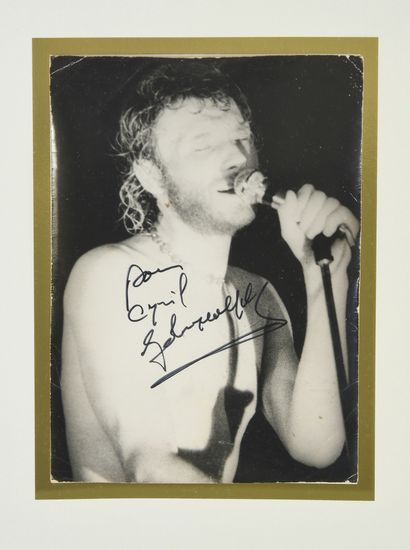 JOHNNY HALLYDAY : 1 ensemble de 4 cartes...