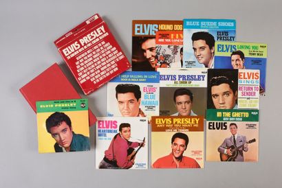 JOHNNY HALLYDAY (1943/2017) / ELVIS PRESLEY...