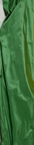 Métrage de gros de Tours vert, soie, 17 x...