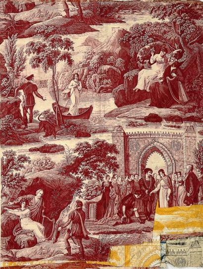 Deux toiles à personnages en réplique, La...