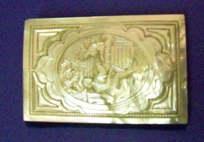 Petit carnet, vers 1840-1850, plaques de...