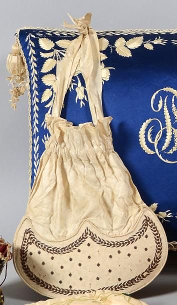 Réticule vers 1815-1820, dans un petit façonné...