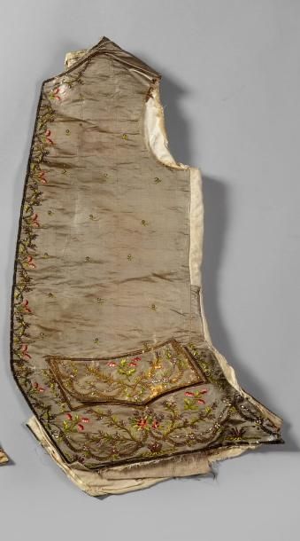 Gilet de Cour à basques, époque Louis XVI,...
