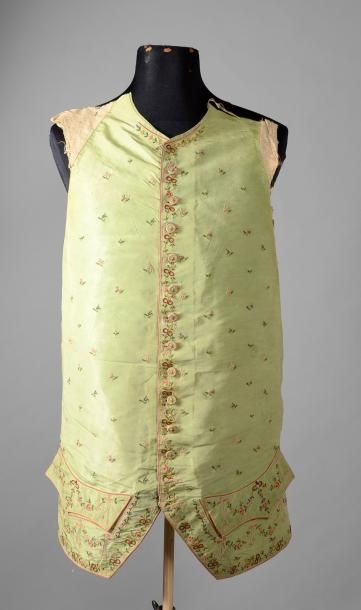 Culotte à pont et devant de veste d'habit,...