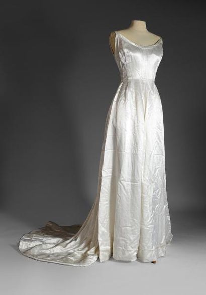 Robe du soir griffée Jacques Fath, vers 1950-1960,...