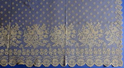 Grand voile de coiffure, XIXe siècle, beau...