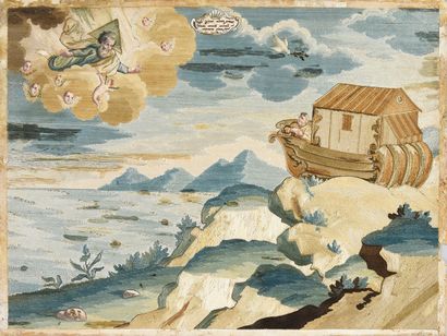 La Vierge au diadème, tableau à fils collés,...