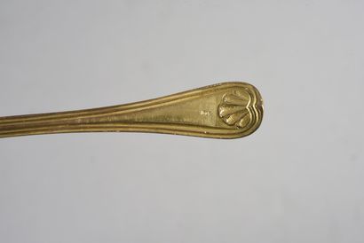 Coffret à couvert en veau doré aux petits...