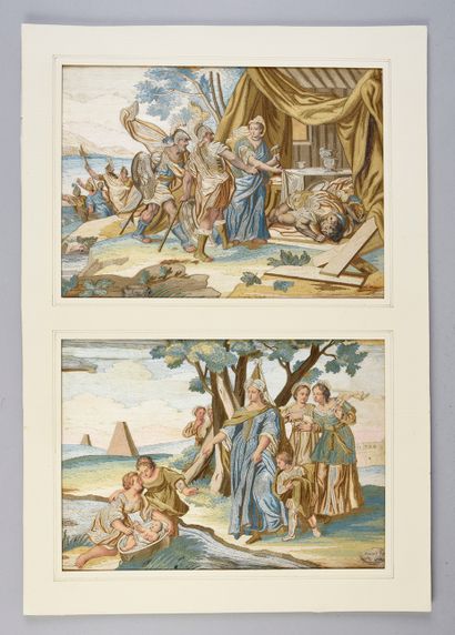 Moise sauvé des eaux et Jael et Sissera,...