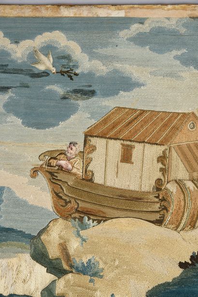 La Vierge au diadème, tableau à fils collés,...