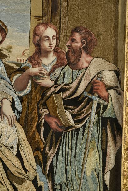 Le couronnement de Sainte Catherine, tableau...