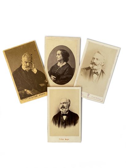 HUGO Victor (1802-1885).
Ensemble de deux...