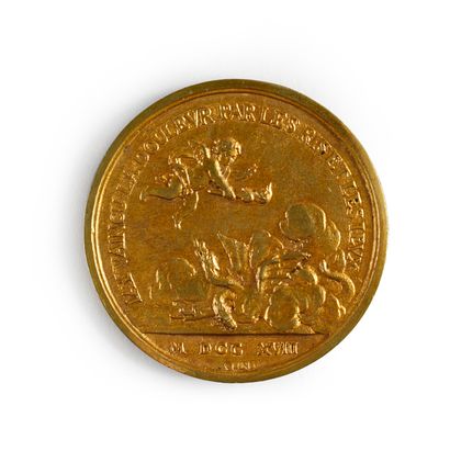 SCARRON Paul (1610-1660).
Petite médaille...