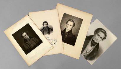 HUGO Victor (1802-1885).
Ensemble de portraits...