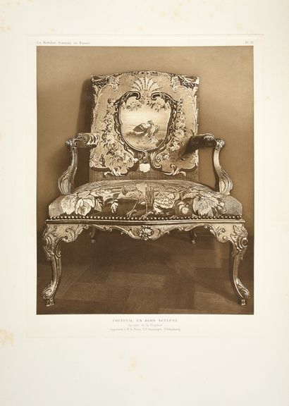 [MOBILIER FRANÇAIS EN RUSSIE].
ROCHE Denis....