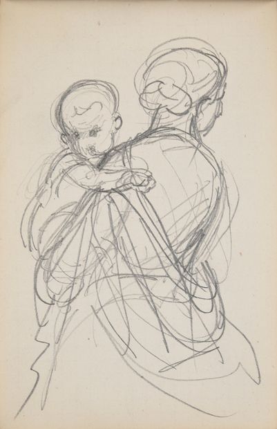 CARNET À DESSINS D'UN ARTISTE DE LA COUR...