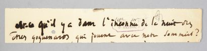 HUGO Victor (1802-1885)
Pièce autographe,...