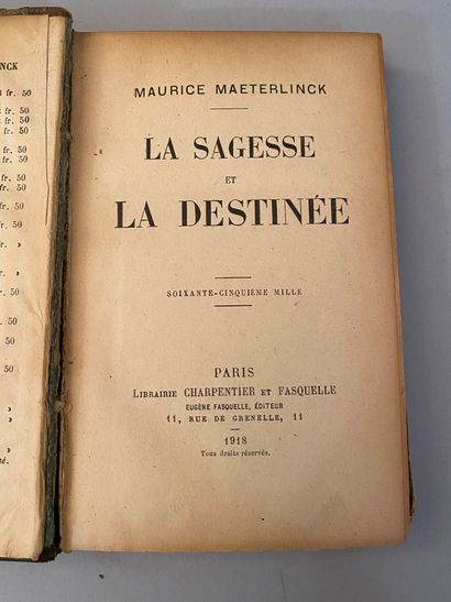 [LITTÉRATURE DIVERSE]
Un important ensemble...