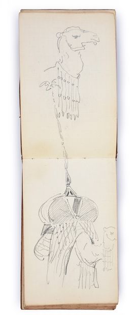 CARNET À DESSINS D'UN ARTISTE DE LA COUR...