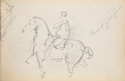 CARNET À DESSINS D'UN ARTISTE DE LA COUR...