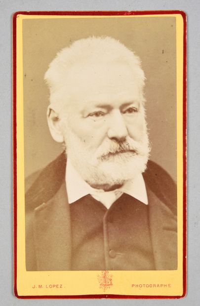 HUGO Victor (1802-1885).
Portrait photographique...