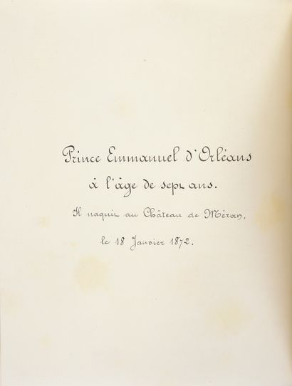 BIBLIOTHÈQUE DU DUC D'ALENÇON Fac-similé...