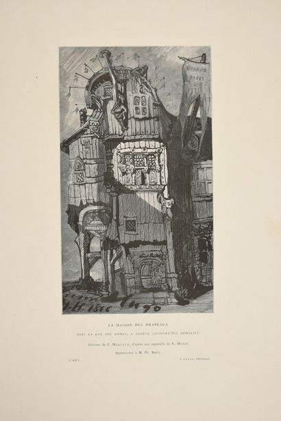 HUGO Victor (1802-1885)
La Maison des Drapeaux,...