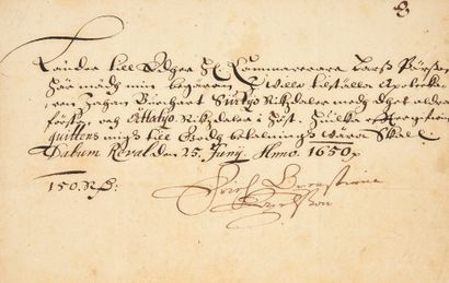 [GUERRE DE TRENTE ANS (1618-1648)].
Belle...