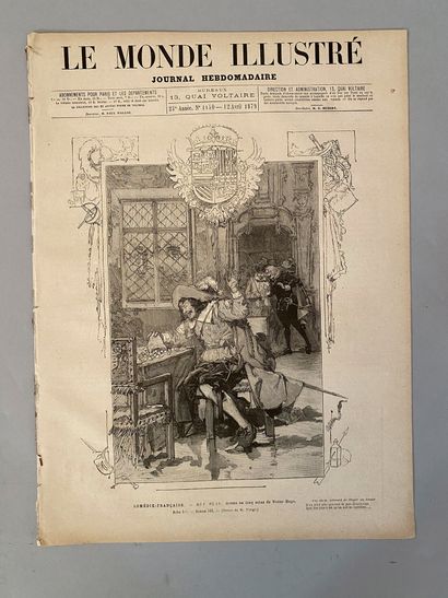 OEUVRES DE VICTOR HUGO.
Bel ensemble de 19...