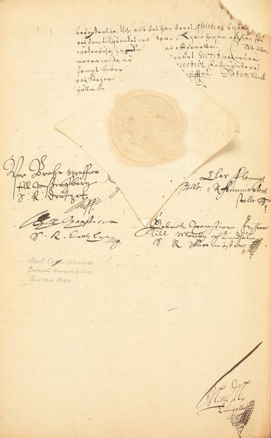 [GUERRE DE TRENTE ANS (1618-1648)].
Belle...