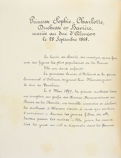 BIBLIOTHÈQUE DU DUC D'ALENÇON Fac-similé...